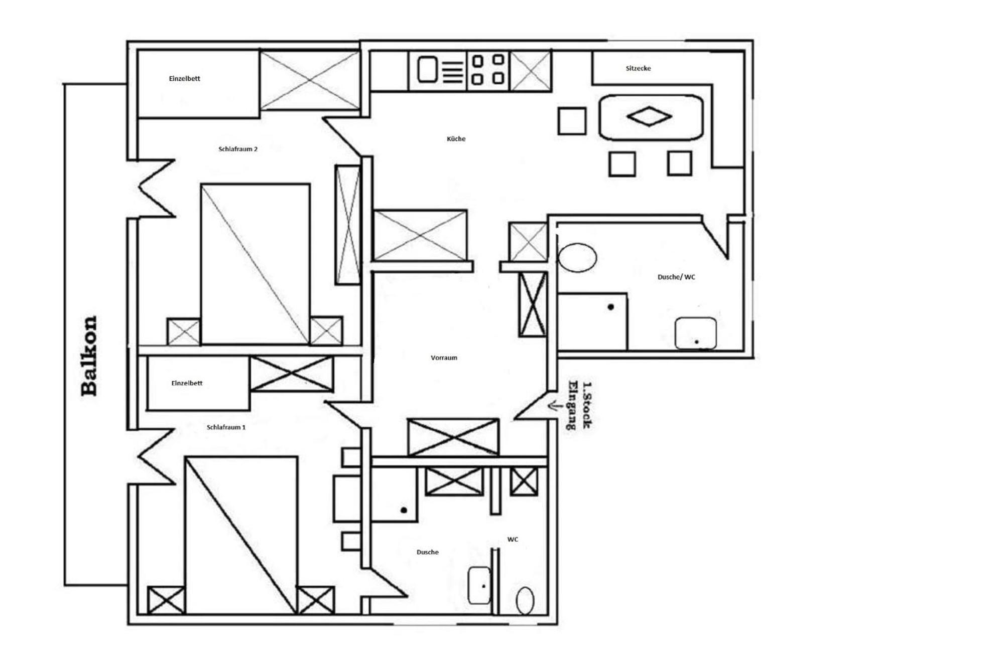 شقة Haus Hubertusheim سخلادميخ المظهر الخارجي الصورة